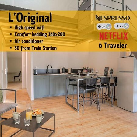 L Original - Travelhome - Free Wifi - 6 Travelers Villefranche-sur-Saône Eksteriør bilde