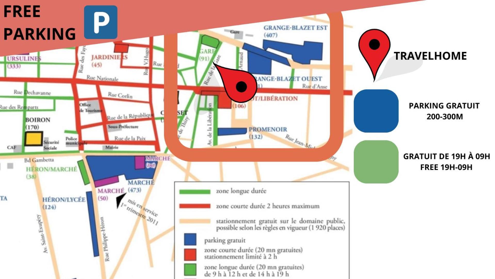 L Original - Travelhome - Free Wifi - 6 Travelers Villefranche-sur-Saône Eksteriør bilde